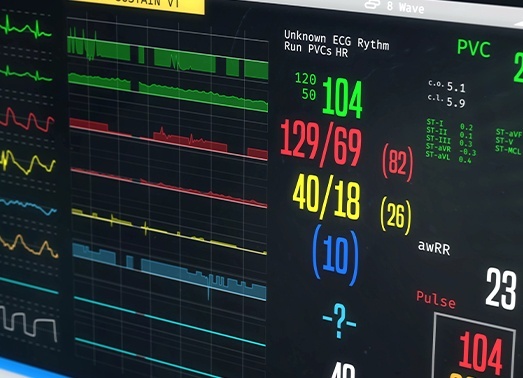 Chairside monitor for vital signs