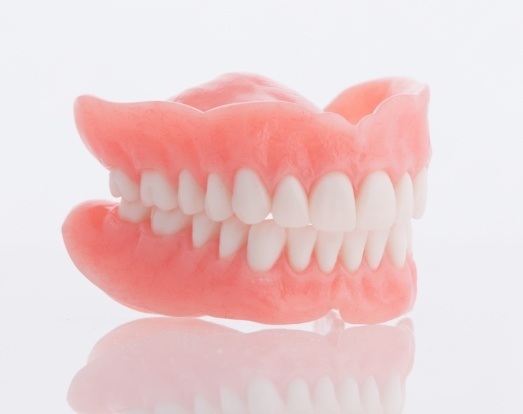 Full set of dentures upper and lower